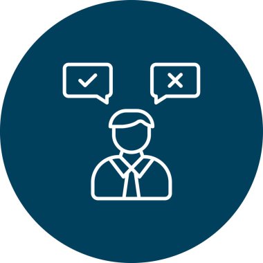 İş ve finans simgesinin vektör illüstrasyonu