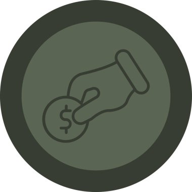 Modern b 'nin vektör illüstrasyonu para ikonundan yoksun