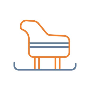 kanepe ikonu vektör illüstrasyonu