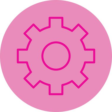 Teçhizat Web simgesi basit illüstrasyon