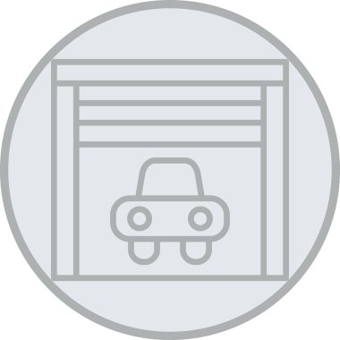 araba simgesi vektör illüstrasyonu