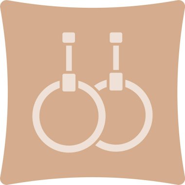 Bir ipin illüstrasyon vektör simgesi