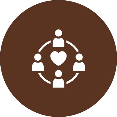 İnsan simgesinin vektör illüstrasyonu