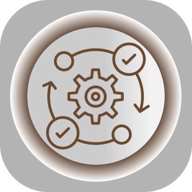 vector settings icon illustration