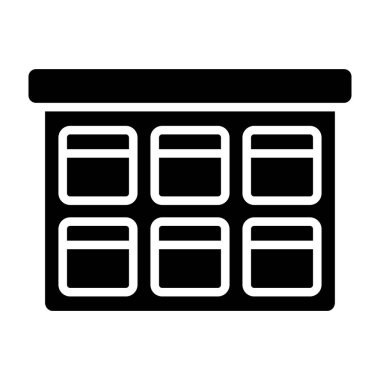 Mobilya simgesinin vektör illüstrasyonu