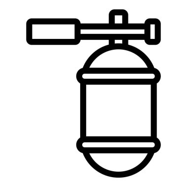 Su pompası ikonu. Beyaz arkaplanda izole edilmiş web tasarımı için özet su pompası vektör simgesi