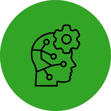 İnsan başı resimleme vektörü