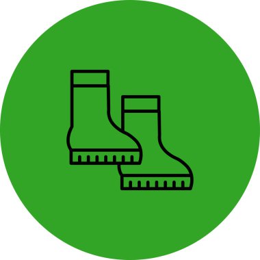 Çizme ikonu vektör illüstrasyonu