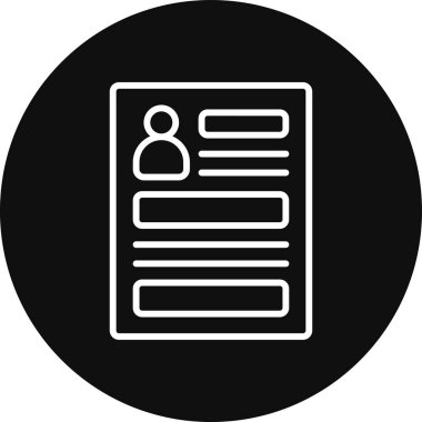 Dosya simgesinin vektör illüstrasyonu