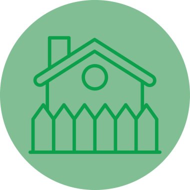 Ev. Web simgesi basit illüstrasyon