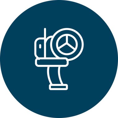 cctv simgesinin vektör illüstrasyonu