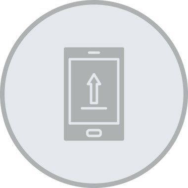 vektör akıllı telefon düz simgesi