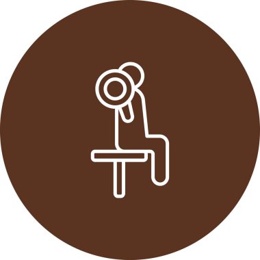 Elinde bir fincan kahve olan bir kadının vektör çizimi