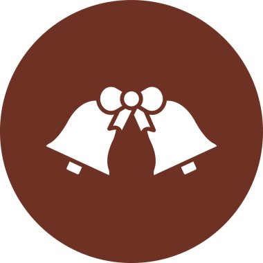 Gelin gelinliği simgesi düz stil