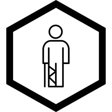 Bir adamın vektör illüstrasyonu