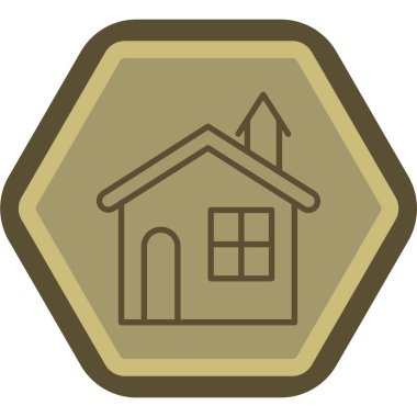 ev simgesi vektör illüstrasyonu