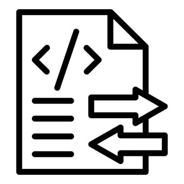 Geliştirme için Web simgesi. Vektör çizim