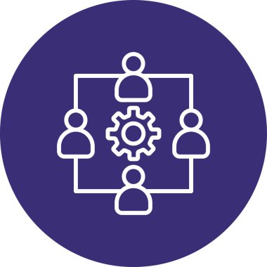 Ağ 'ın eşsiz vektör simgesi