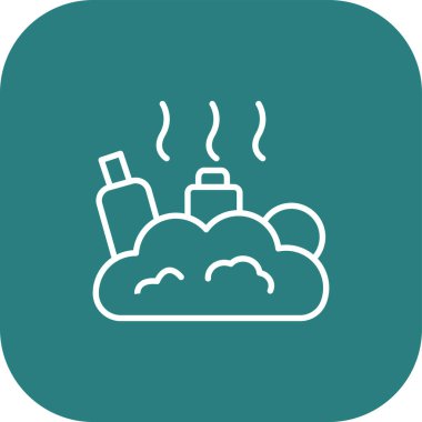 bulut simgesi, vektör illüstrasyonu