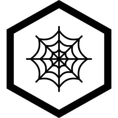 Cadılar Bayramı için web simgesi, vektör illüstrasyonu