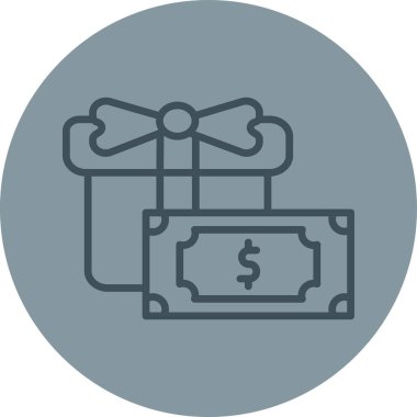 vektör hediye kutusu simgesi