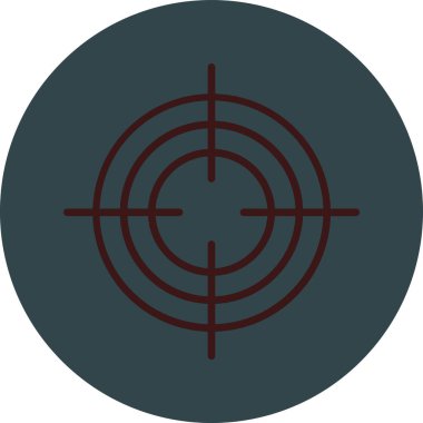 hedef simge, vektör illüstrasyonu