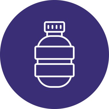 Şişe simgesinin vektör illüstrasyonu