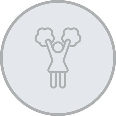 Kaşık ikonlu şef şapkası, vektör illüstrasyonu