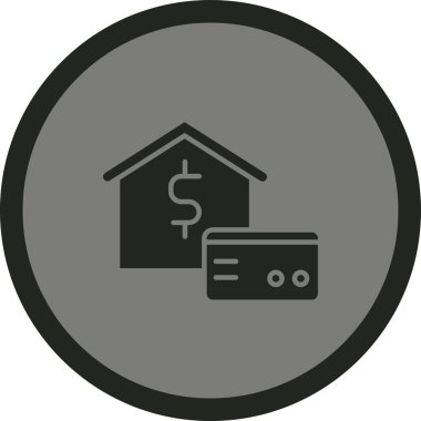 Dolar işareti simgesi, vektör çizimi