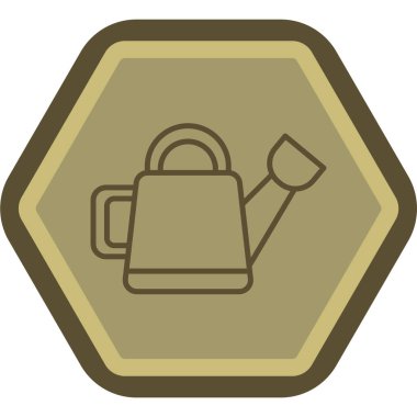 kahve simgesinin vektör modern illüstrasyonu