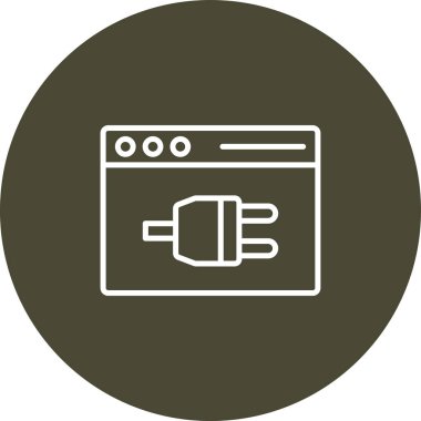 seo modern simgesinin vektör illüstrasyonu