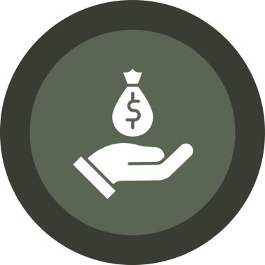 Dolar vektör simgesi tasarımı