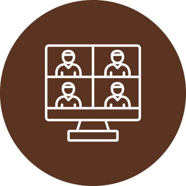 seo modern simgesinin vektör illüstrasyonu