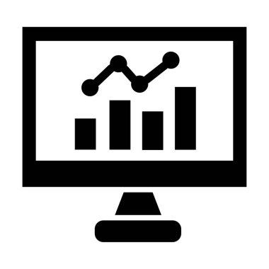 analitik vektör düz simge
