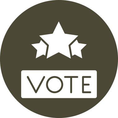 Bir yıldız simgesinin vektör illüstrasyonu