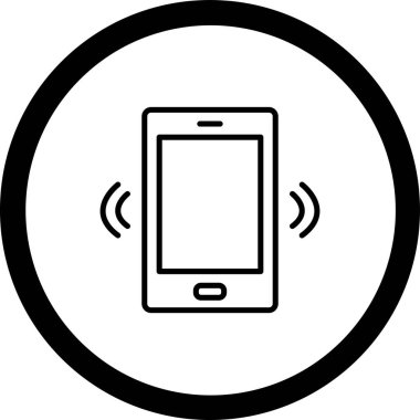 akıllı telefon simgesi vektör illüstrasyonu