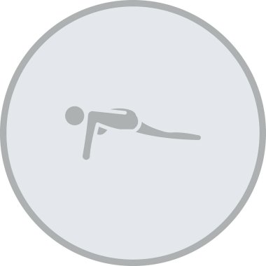 egzersiz ikonu vektör illüstrasyonu