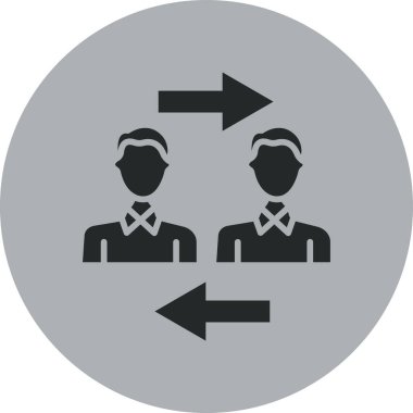 İnsan simgesinin vektör illüstrasyonu