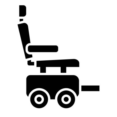 Tekerlekli sandalye simgesi, basit biçim
