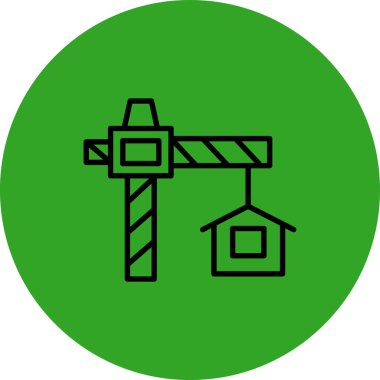 Kişisel ve ticari kullanım için vektör inşaat simgesi.