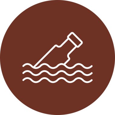 Modern b 'nin vektör illüstrasyonunda su ikonu yok