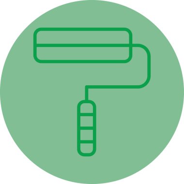 Fırça simgesi vektör illüstrasyonu