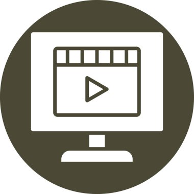 Modern simgenin vektör illüstrasyonu