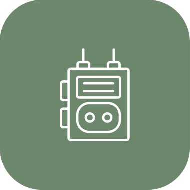 vektör radyo simgesi illüstrasyonu