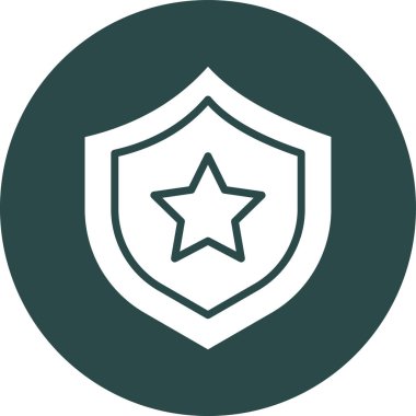 Rozet. Web simgesi basit illüstrasyon