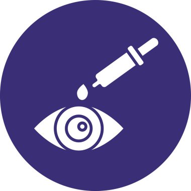 Göz simgesi vektör illüstrasyonu