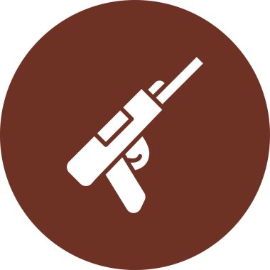 Silah. Web simgesi basit illüstrasyon