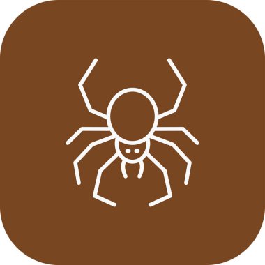 Örümcek ağı simgesi. vektör illüstrasyonu