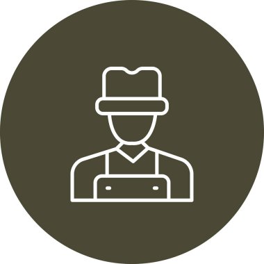 Vektör Avatar Simgesi illüstrasyonu