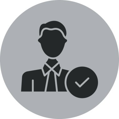 Vektör Avatar Simgesi illüstrasyonu,